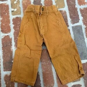 Carhartt Kids Tan Utility Pants 12m